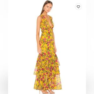 Lovers and Friends Dipinto in Oro Gown - MEDIUM. WORN ONCE.